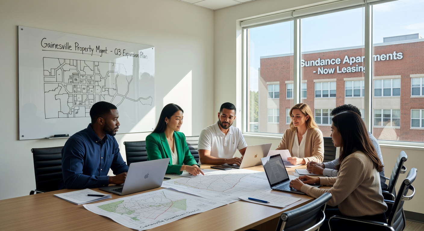 Ultra-realistic 8K photograph of a charming craftsman home prepared for short term rental in a lush tree-lined Gainesville Florida neighborhood during golden hour, detailed architecture with inviting front porch